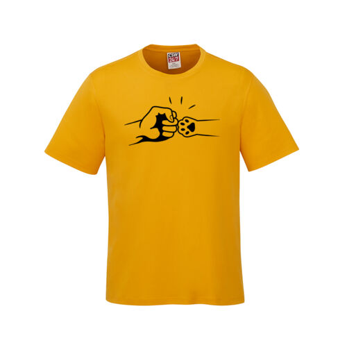 Cat - Fist Bump - Adult Tee (Light) Thumbnail