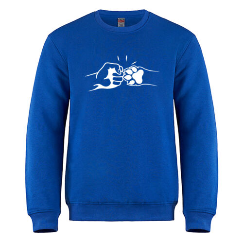 Dog - Fist Bump - Crewneck Sweater (Dark)  Thumbnail