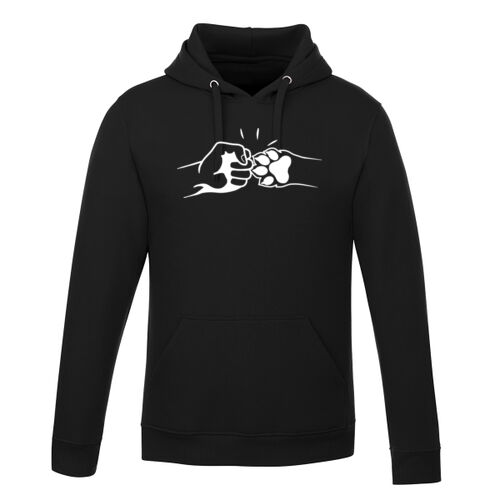 Dog - Fist Bump - Pullover Hoodie (Dark)  Thumbnail