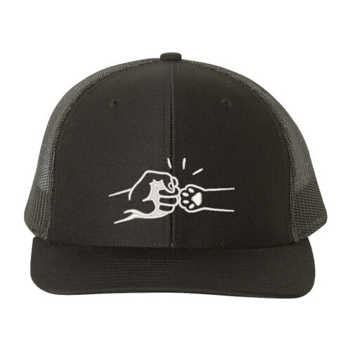 Cat - Fist Bump - Hat (Dark) Thumbnail