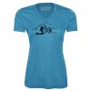 Pro Team Heather Proformance V-Neck Ladies' Tee Thumbnail
