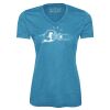 Pro Team Heather Proformance V-Neck Ladies' Tee Thumbnail