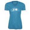Pro Team Heather Proformance V-Neck Ladies' Tee Thumbnail