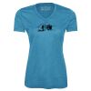 Pro Team Heather Proformance V-Neck Ladies' Tee Thumbnail