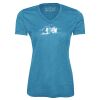 Pro Team Heather Proformance V-Neck Ladies' Tee Thumbnail